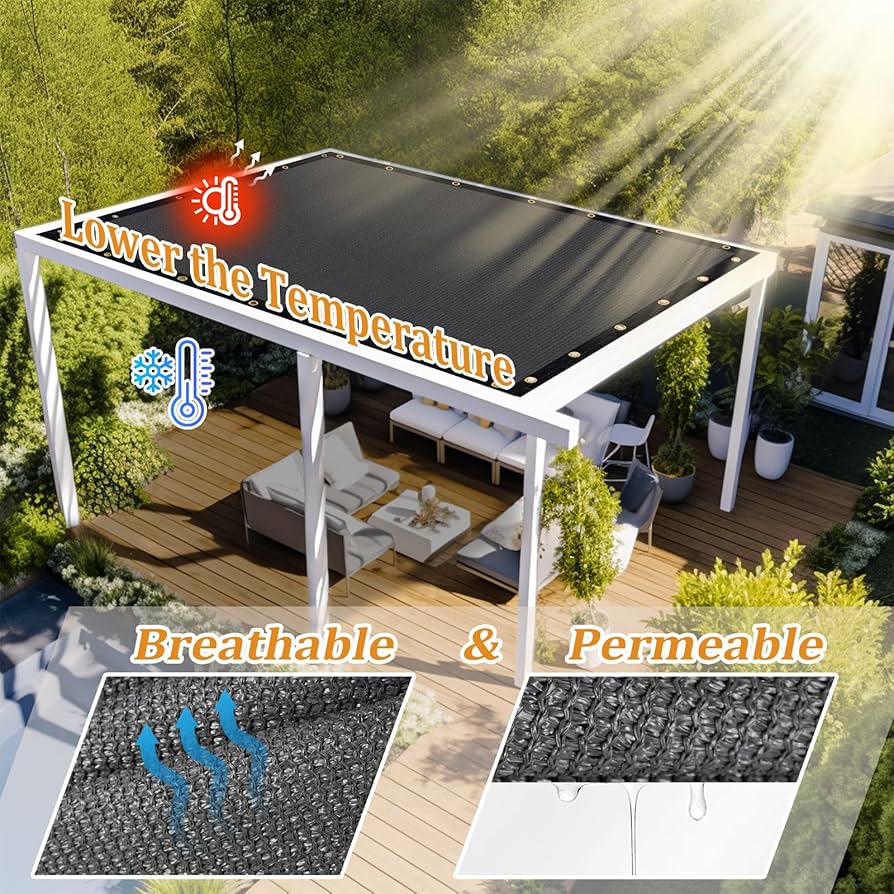 【セット】 TARPGRASS_A black label tarp glass Amazon.com : [Windscreensupplyco] 60-70% 20 FT X 30 FT Mesh